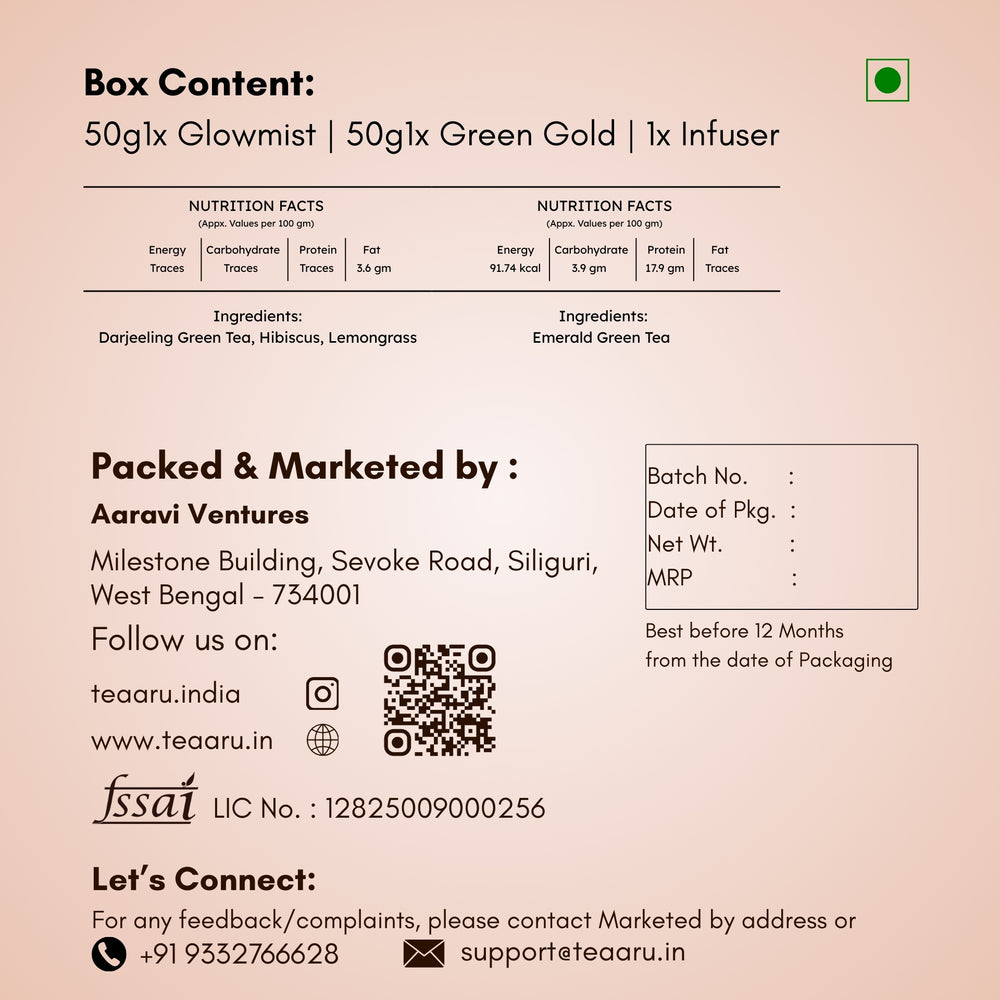 Glowmist | Green Gold combo gift pack