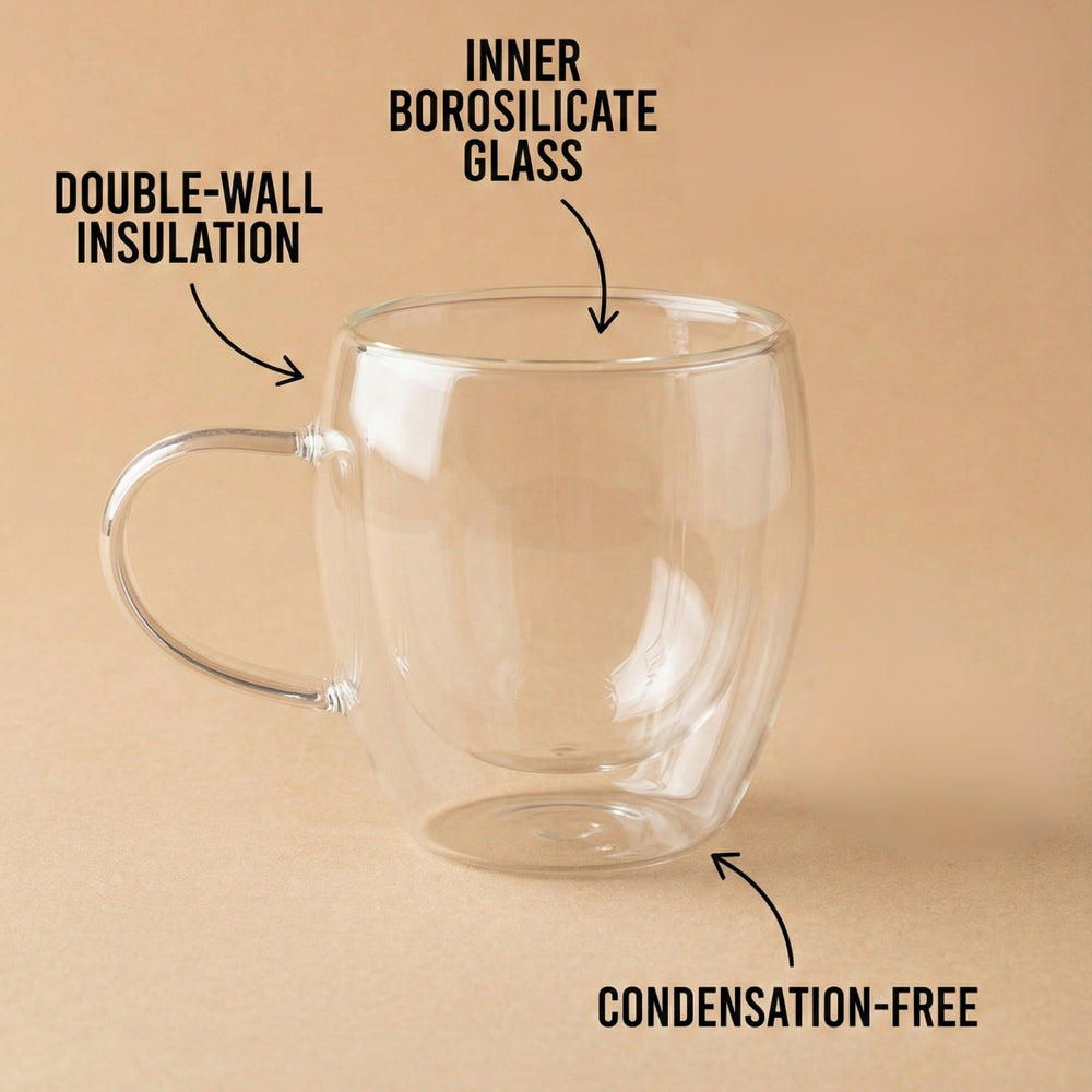 Double Wall Glass Cup
