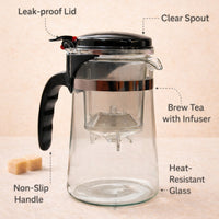 Glass Teapot with Infuser